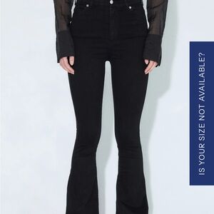 Dr. Denim Moxy Flare Black Jeans